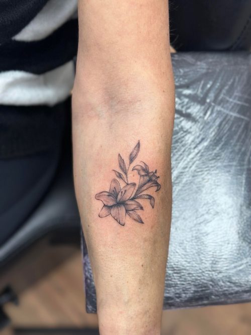 Bloemen tattoo